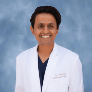 Dr. Shiv Patel, smiling for a picture.